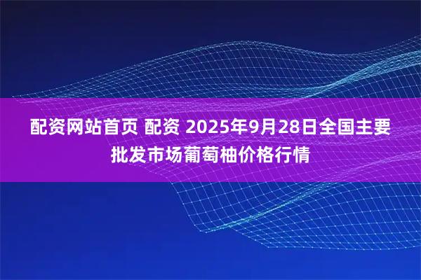 配资网站首页 配资 2025年9月28日全国主要批发市场葡萄柚价格行情